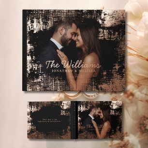 Photo Livre d'invité Romantic Elegant Foil Livre d