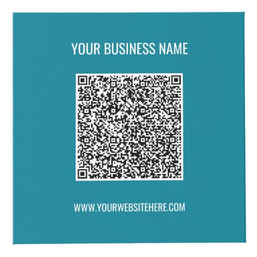 Photo Logo personnalisé Code QR Code Modèle de cube prom (Droite)