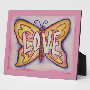 Photo Love Inspirational Papillon Peinture Plaque cadeau