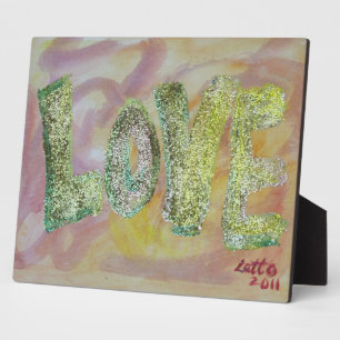 Photo Love Summer Glow Peinture Poème Plaque
