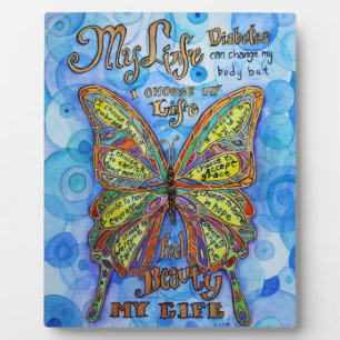 Photo Ma vie Diabète Inspiration Poème Plaque