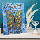 Photo Ma vie Diabète Inspiration Poème Plaque (Côté)