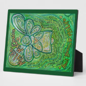 Photo Ma vie, Mon choix Plaque de peinture d'ange vert (Côté)