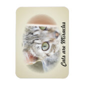 Photo Magnet - Les chats sont Miracles v.2 (Vertical)