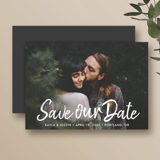 Photo Magnet Save the Date Wedding Invitation