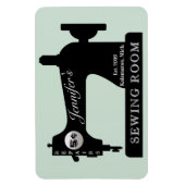 Photo Magnet Seamstress Quilter Salle de couture (Vertical)