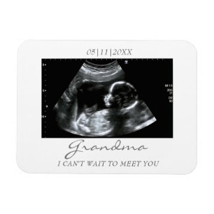 Photo Magnet Ultrasound Cadeaux pour grand-mère So
