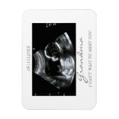 Photo Magnet Ultrasound Cadeaux pour grand-mère So (Vertical)