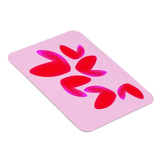 Photo magnet with Hearts Magneet (Rechterzijde)