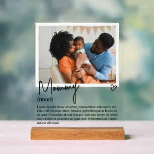Photo maman et Noun personnalisée Description