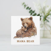 *~* Photo MAMAN OURS Ap72 Douce carte de fête des (Debout devant)