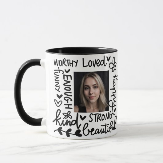 Photo Manifestation Mug - Cadeau Motivationnel (Gauche)