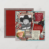 Photo Mans 70th Birthday Party Invitation (Devant / Derrière)