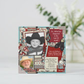 Photo Mans 70th Birthday Party Invitation (Debout devant)