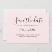 Photo mariage enregistrer la carte date (Dos)