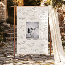 Photo Mariage Invité Signature Foot Board