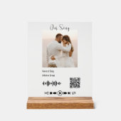 Photo Mariage moderne QR Code First Dance Song (Recto)
