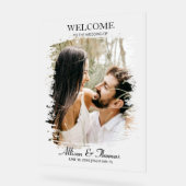 Photo Mariage moderne Splatz Welcome Blanc (Angle)