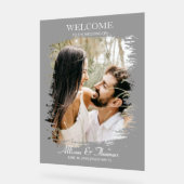 Photo Mariage moderne Splatz Welcome Noir (Angle)