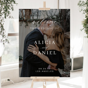 Photo mariage personnalisé bienvenue signature acr