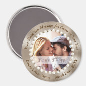Photo, Mariage Personnalisé Faveurs BULK, Magnet (Recto/Verso)