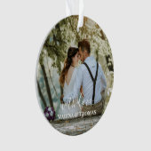 Photo Mariage Personnalisée Avec Calligraphie Mode (devant)