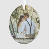 Photo Mariage Personnalisée Avec Calligraphie Mode (devant)