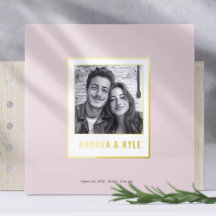Photo Mariage simple cadre or