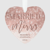 Photo Marié & Joyeux Rose Gold Twinklights (devant)