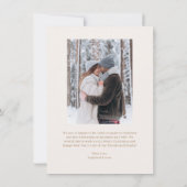 Photo Mariée et brillante Couple Première carte de (Dos)