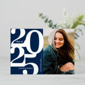 Photo Marine 2025 Faire-part de graduation en arge (Debout devant)