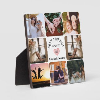 Photo Meilleures Amies Pour Toujours | Plaque de Collage