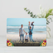 Photo Mele Kalikimaka Cartes de Noël (Debout devant)