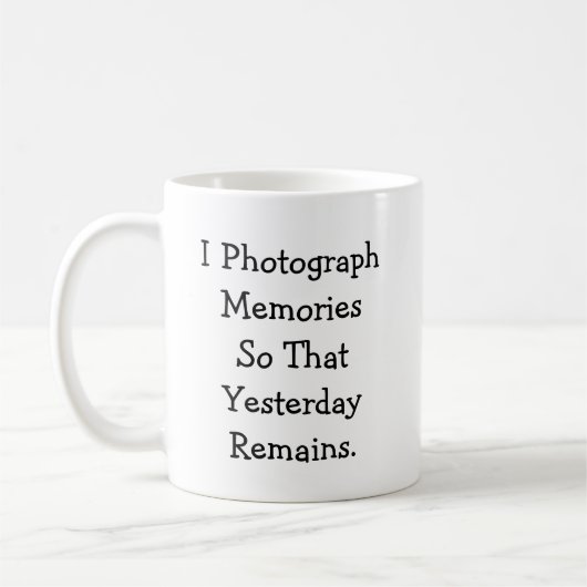 Photo Mémoires Mug (Gauche)