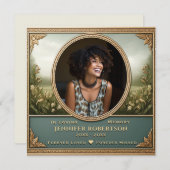 Photo Memorial Kaart (Voorkant / Achterkant)