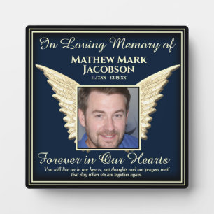 Photo Memorial Plaque