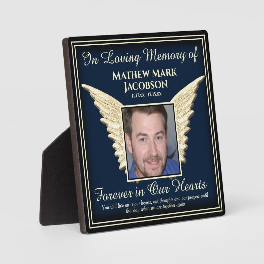 Photo Memorial Plaque (Recto)