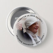Photo Memorial Tribute Ronde Button 7,6 Cm (Voorkant /achterkant)