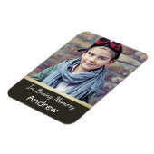 Photo Memoriam Magnet for Boy or Man (Côté Gauche)