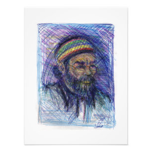 Photo Memphis Artist 2 Impression Blanc Cadre