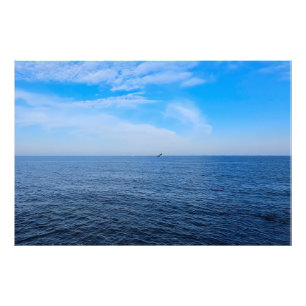 Photo Mer Noire calme Roumanie – Impression de ciel bleu