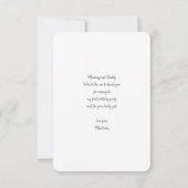 PHOTO MERCI calligraphie moderne écriture (Dos)