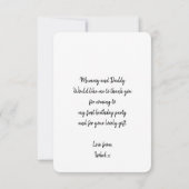 PHOTO MERCI calligraphie moderne écriture (Dos)