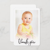 PHOTO MERCI décontracté texte écrit main (Devant / Derrière)