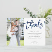 PHOTO MERCI écriture contemporaine marine (Debout devant)