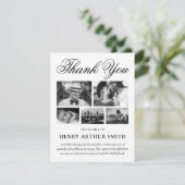 Photo Merci funéraire | Carte de service Memorial (Debout devant)