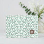 Photo Merci Lumière Jade Motif & Monogramme (Debout devant)