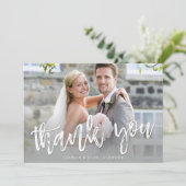 PHOTO MERCI main lettré moderne gray ombre (Debout devant)