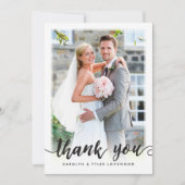 PHOTO MERCI mignon écriture manuscrite noir (Devant)