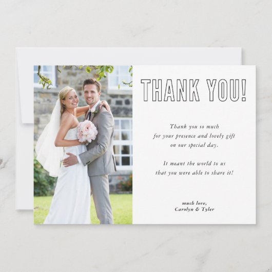 PHOTO MERCI moderne couple police urbaine (Devant)